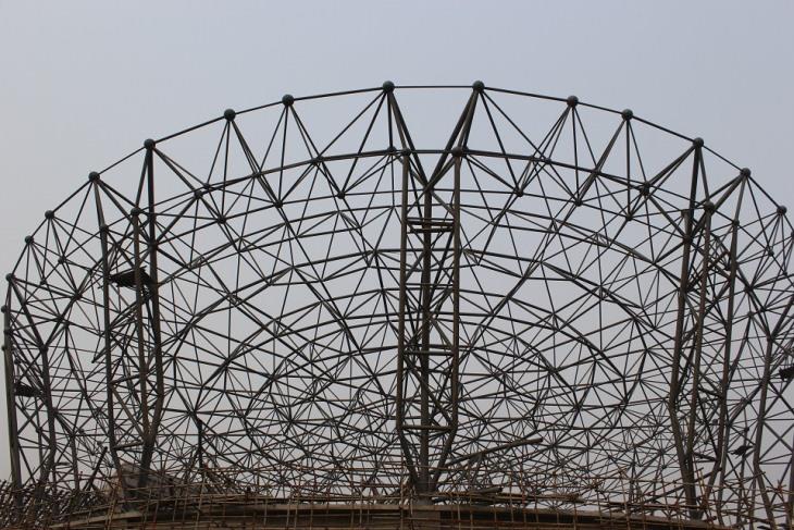 建阳管桁架结构工程弯管加工如何做防锈处理